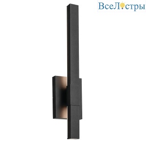 Уличный настенный светильник Kichler KL-NOCAR-M-BK