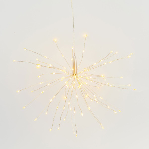 Фигура фейерверк Uniel ULD-H3030-150/DTA/3AA/RC WARM WHITE IP20 FIREWORKS UL-00009940