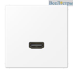 Розетка HDMI Jung MALS1112WWM