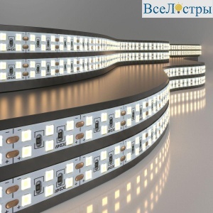 Светодиодная лента Elektrostandard 18W/m 240LED/m теплый белый 5M a061089