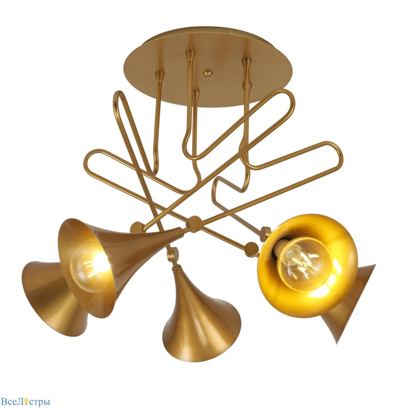 потолочная люстра mantra jazz pintura oro 6352