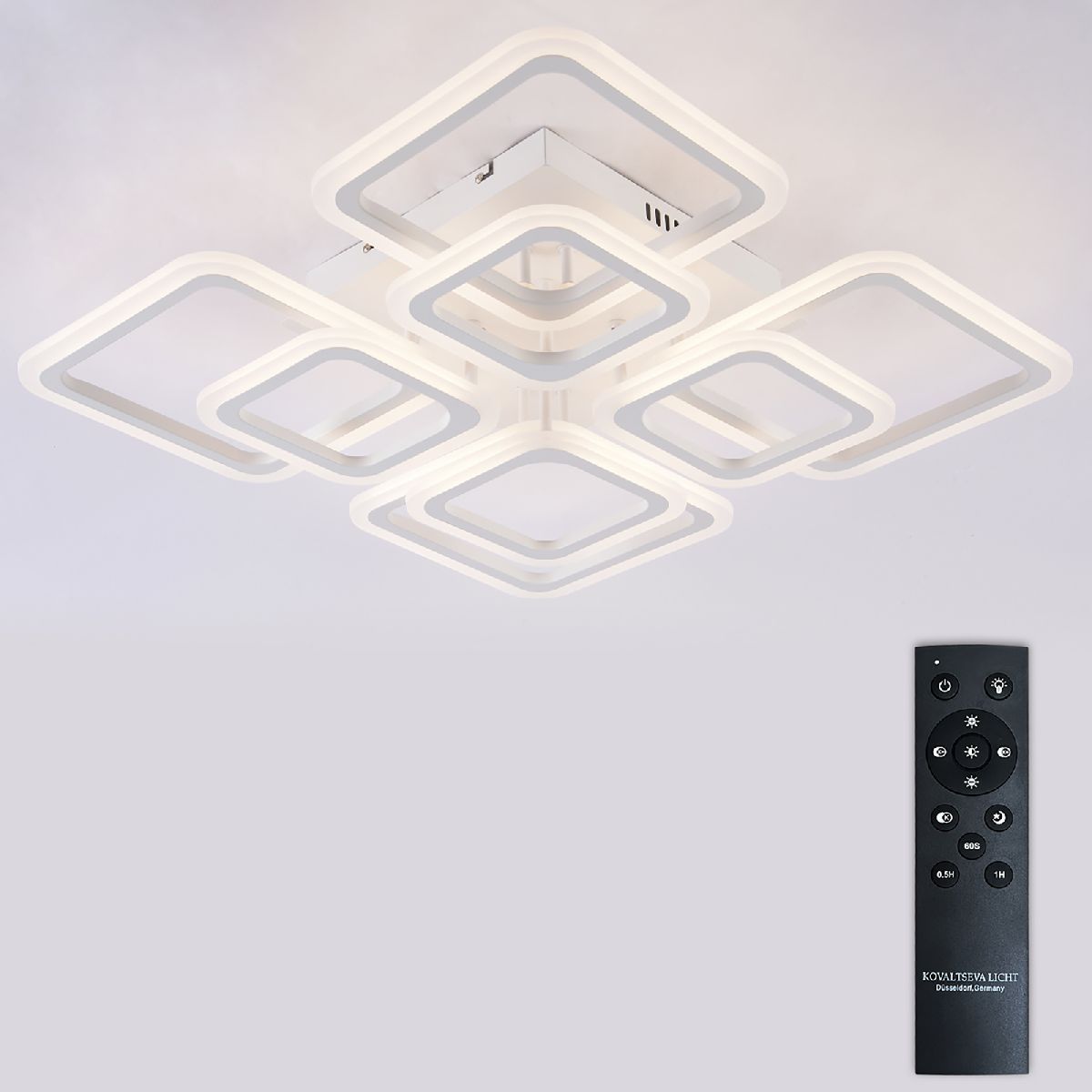 потолочная люстра natali kovaltseva spektr led lamps 81108/4c