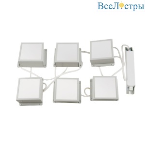 Встраиваемый светильник Uniel ULP-1010 42W/4000К IP40 GRILYATO OPAL WHITE KIT06 UL-00012448