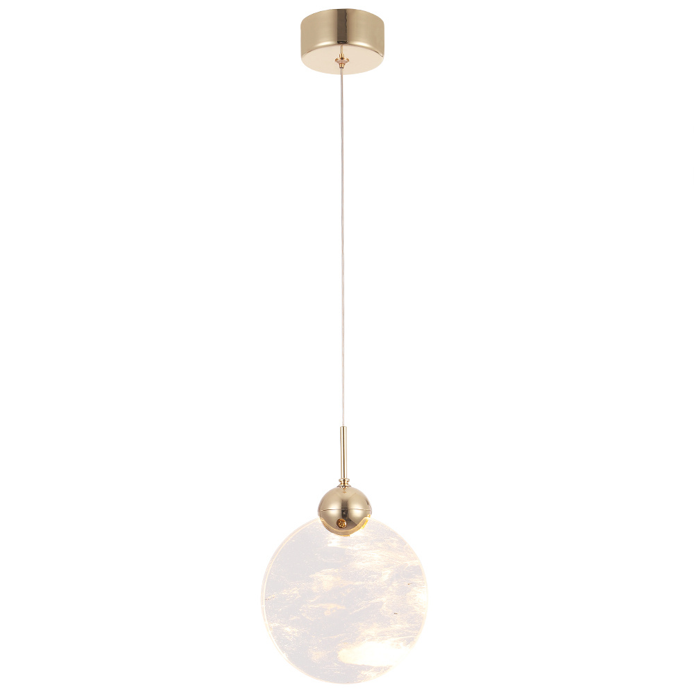 подвесной светильник crystal lux cielo sp3w led gold