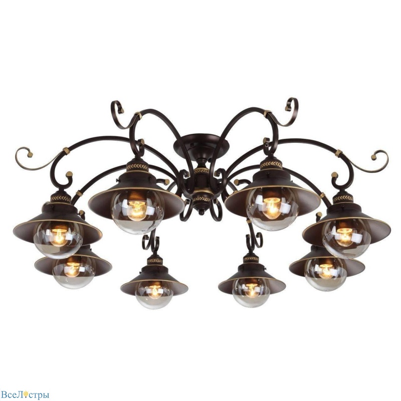 потолочная люстра arte lamp 7 a4577pl-8ck