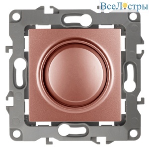 Светорегулятор поворотно-нажимной Эра 12-4101-14 400ВА 230В, IP20