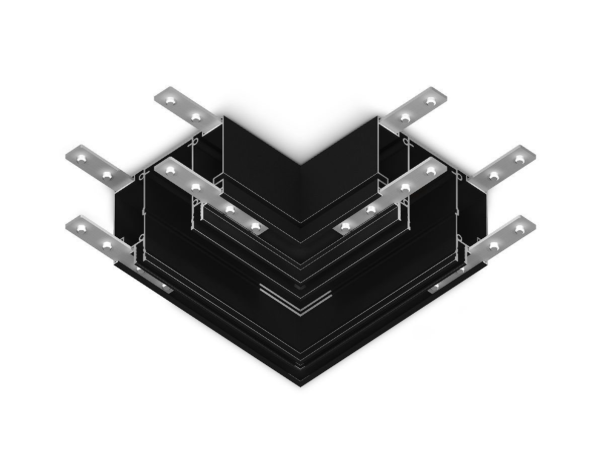 коннектор угловой ambrella light magnetic 220v gl1046