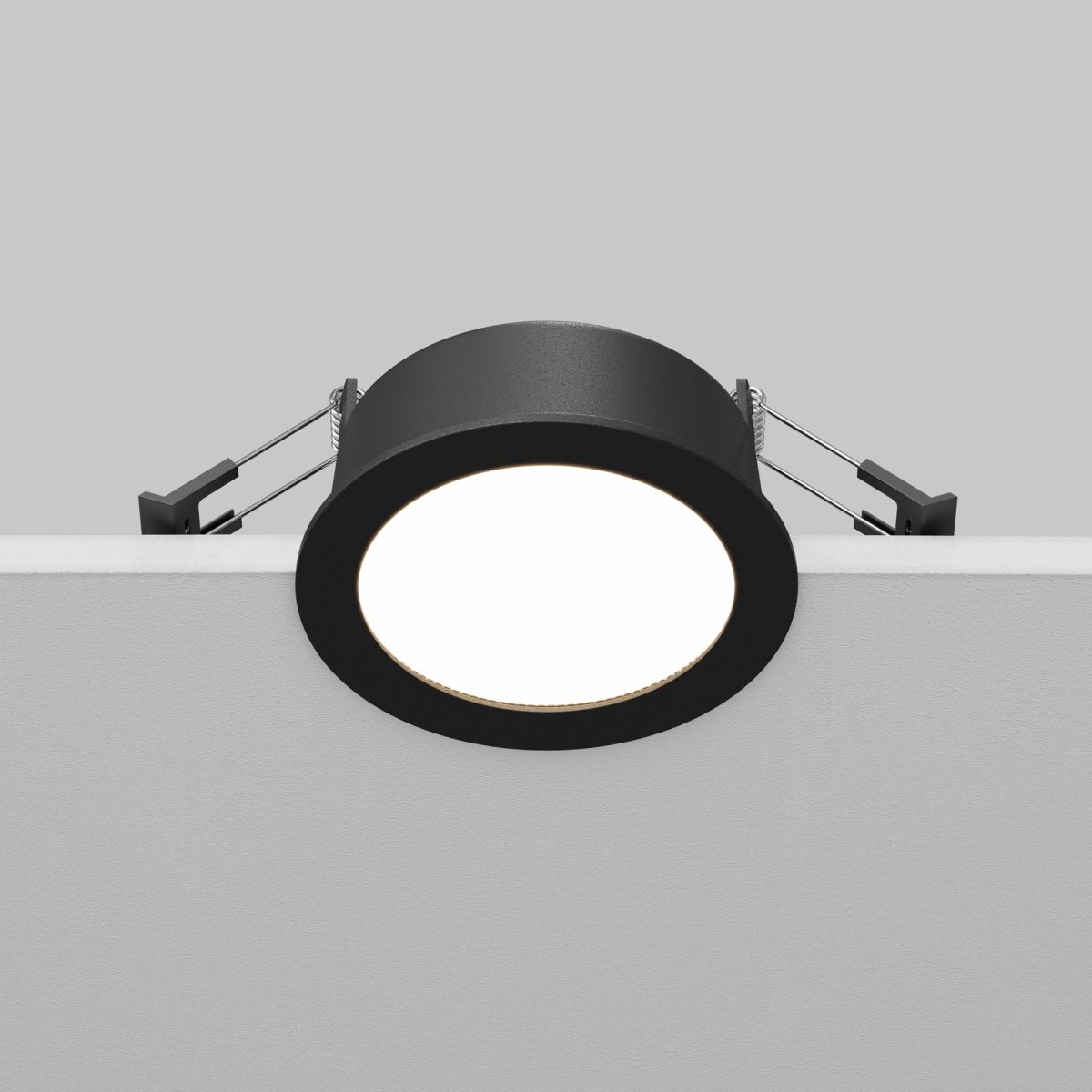 встраиваемый светильник maytoni technical downlight orb dl130-gx53-b