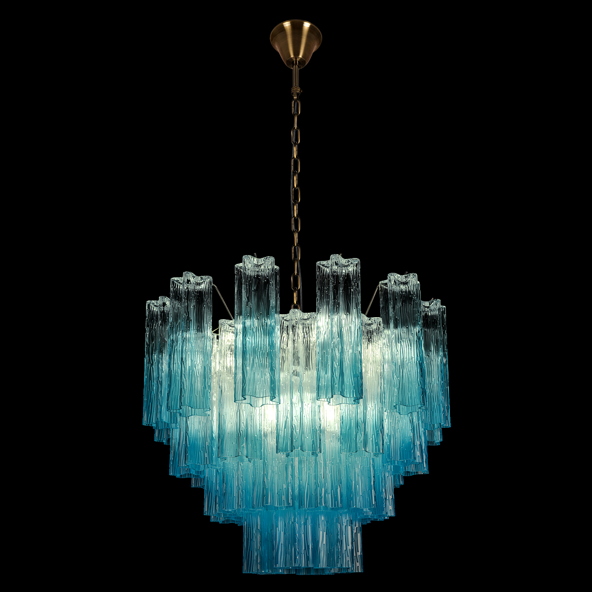 подвесная люстра loft it murano 10580/600 clear blue