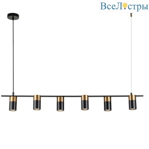 Подвесная люстра Indigo Liberta 11014/6P Black V000147