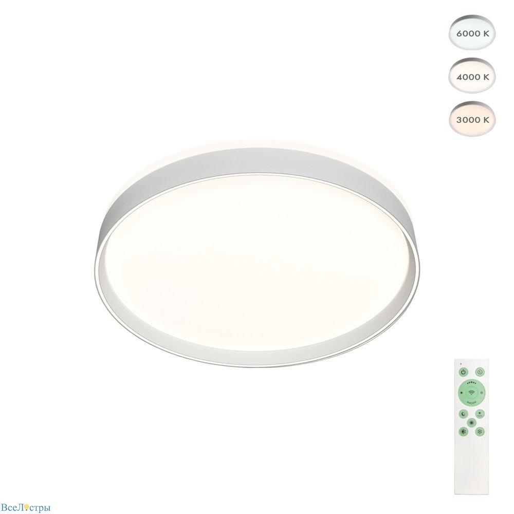 накладной светодиодный светильник denkirs plato dk6511-wh