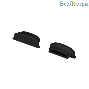 Заглушка глухая Arlight ARH-Bent-W18 Black 039590