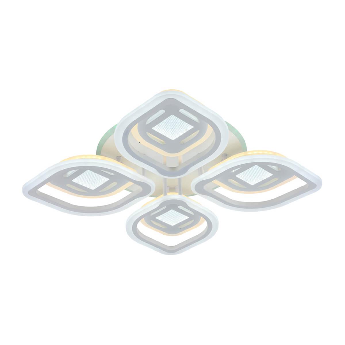 потолочная светодиодная люстра profit light 8439/4+4b wht
