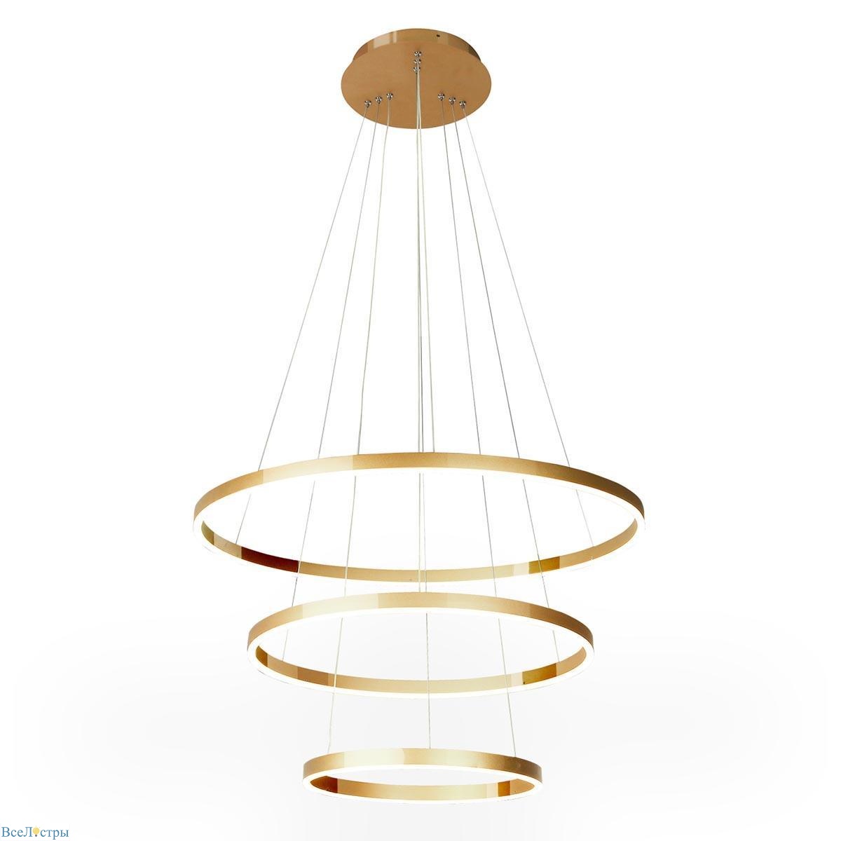 подвесная светодиодная люстра kink light тор 08223,36a(3000k)