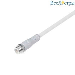 Коннектор питания Arlight ARL-WAVE-1615-CON-POWER-MALE-4PIN-WHT (IP67 Пластик) 060094