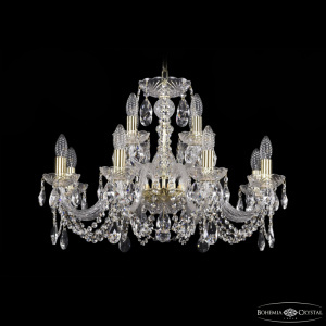 Подвесная люстра Bohemia Ivele Crystal 1402/8+4/240 G