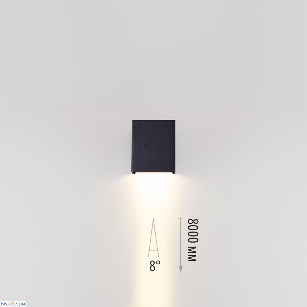 уличный настенный светильник odeon light nature arrow 7188/5wl