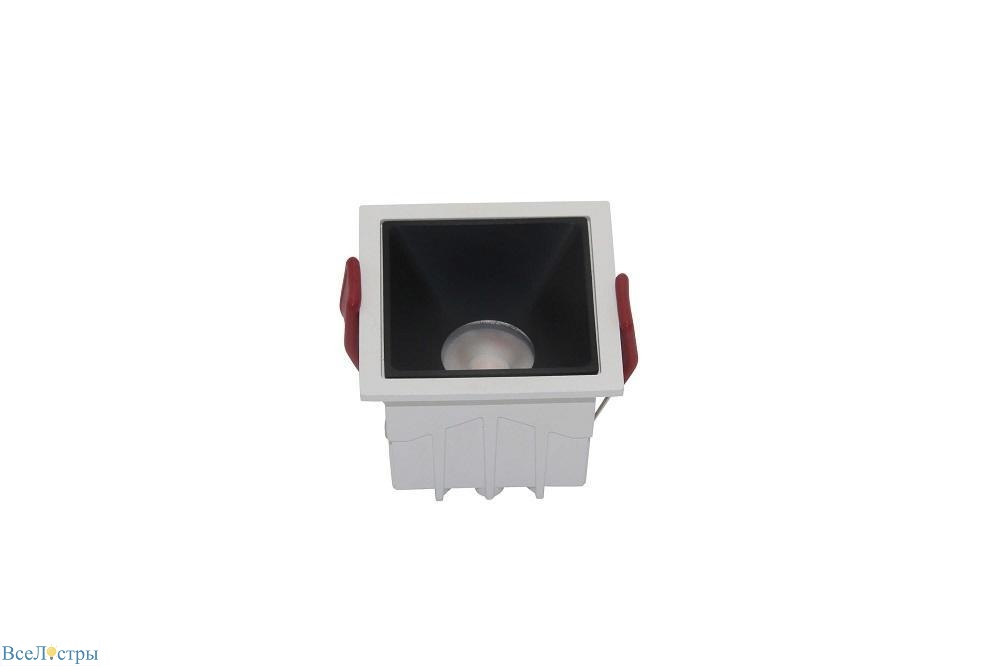 встраиваемый светильник maytoni alfa led dl043-01-10w4k-sq-wb
