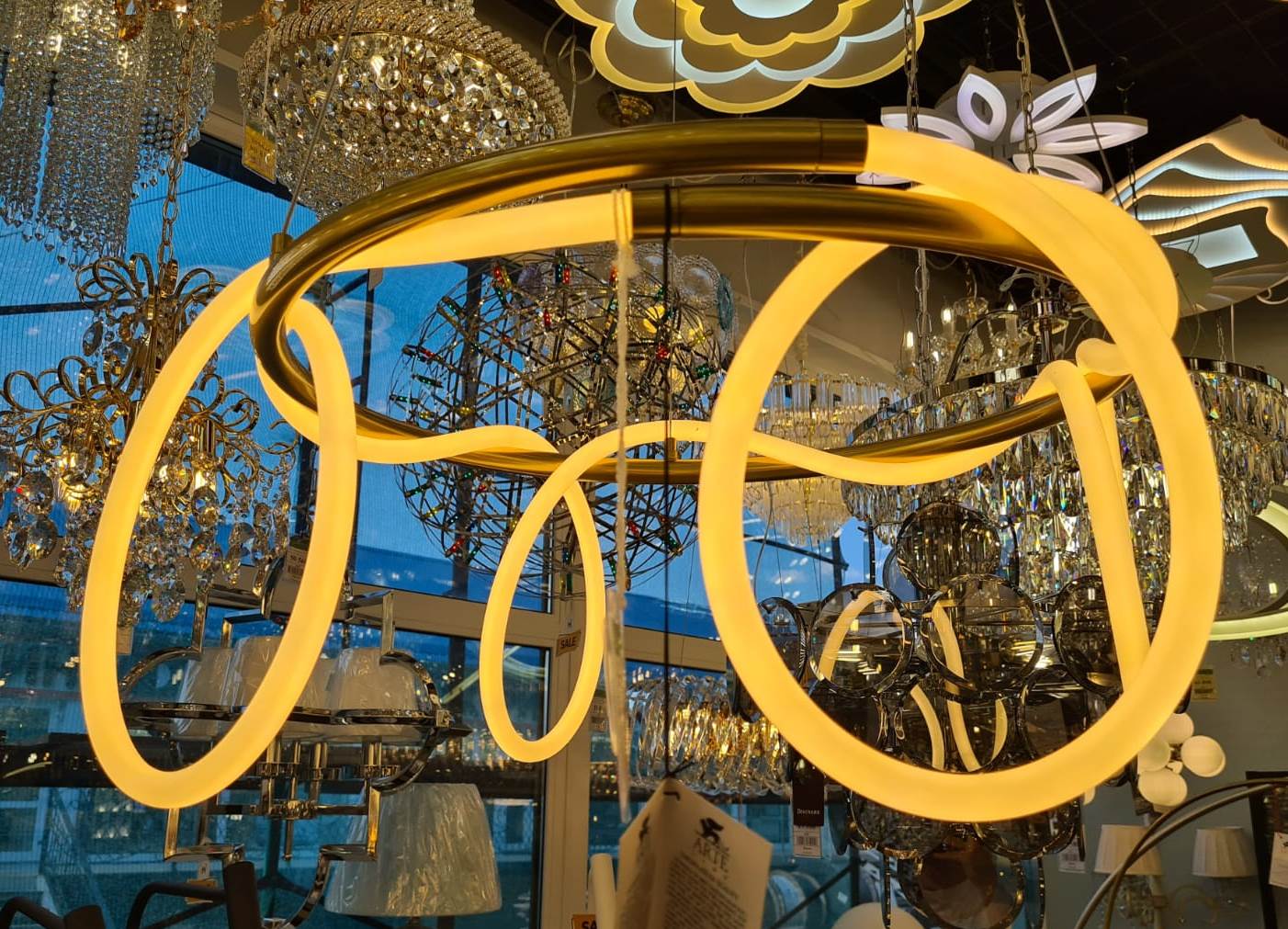 подвесной светодиодный светильник arte lamp klimt a2850lm-75pb