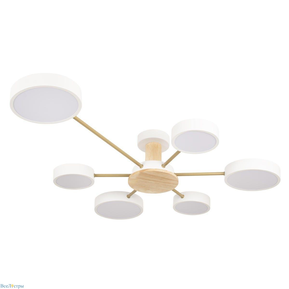 потолочная светодиодная люстра loft it sunrise 10316/6 white