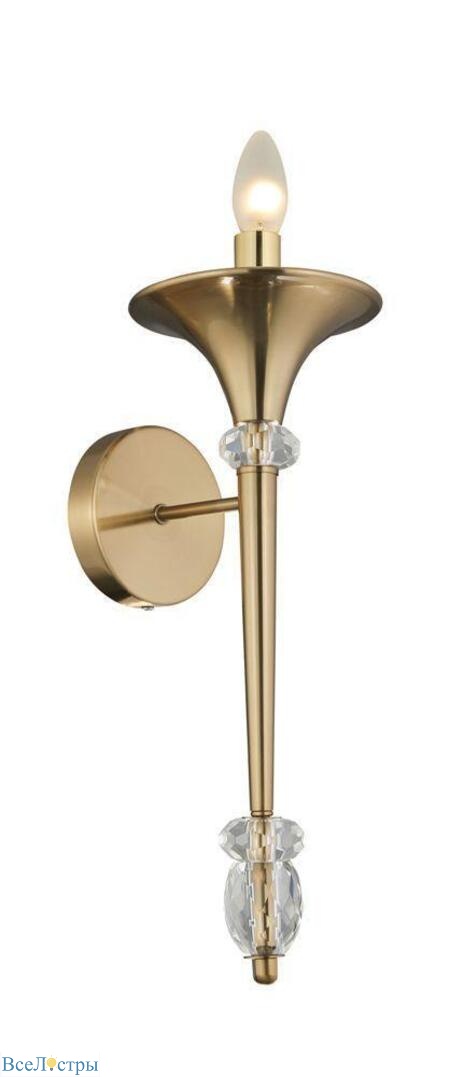 бра crystal lux miracle ap1 bronze