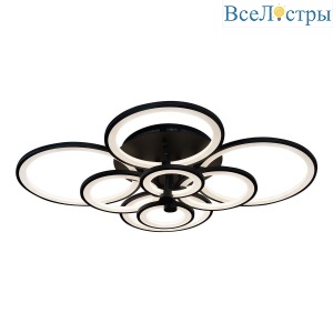 Потолочная светодиодная люстра iLedex Ring A001/8 BK