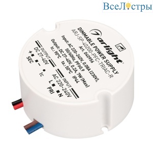 Блок питания Arlight ARJ-SP-40200-PFC-TRIAC-R (7W, 27-40V, 200mA) 040956