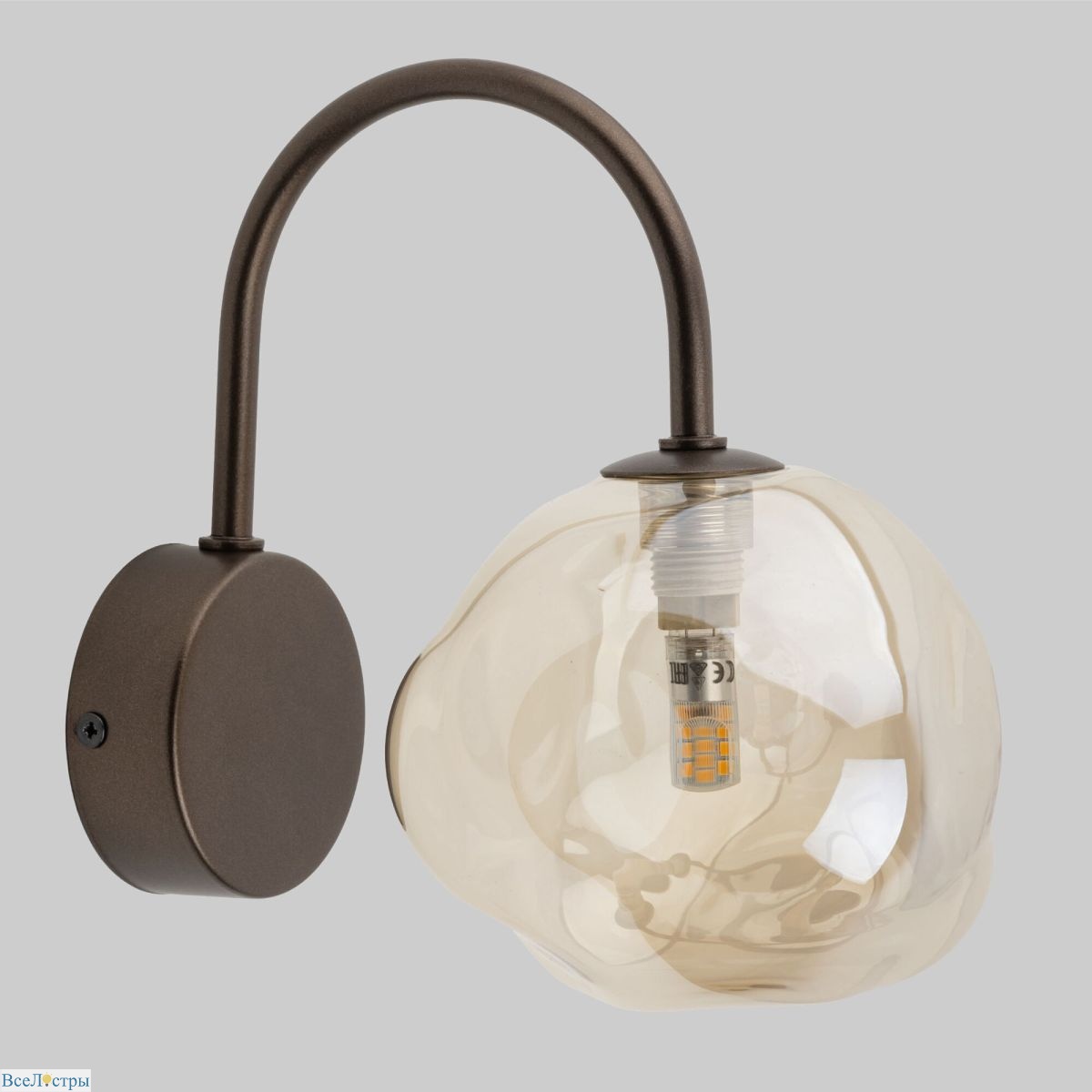 бра tk lighting 11024 lava brown a071837