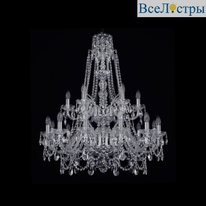 Подвесная люстра Bohemia Ivele 1411/12+6/300/XL-99/2d Ni