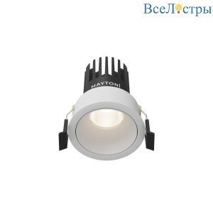 Встраиваемый светильник Maytoni Dip DL115-10W-4K-W