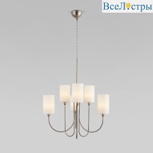 Подвесная люстра Eurosvet Abbey 60164/6 никель Smart a065747