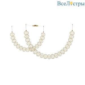 Подвесной светодиодный светильник Maytoni Golden Cage MOD216PL-L55G3K
