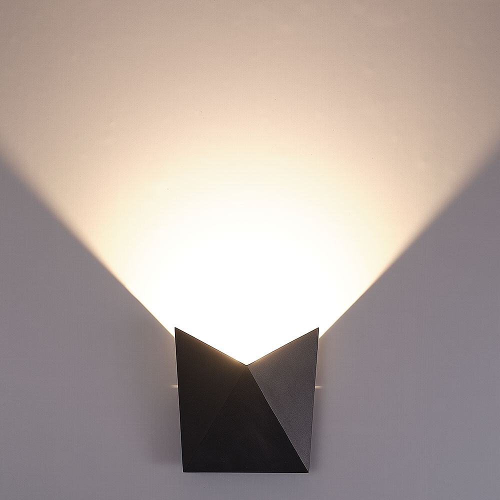 уличный настенный светильник arte lamp busta a1609al-1bk