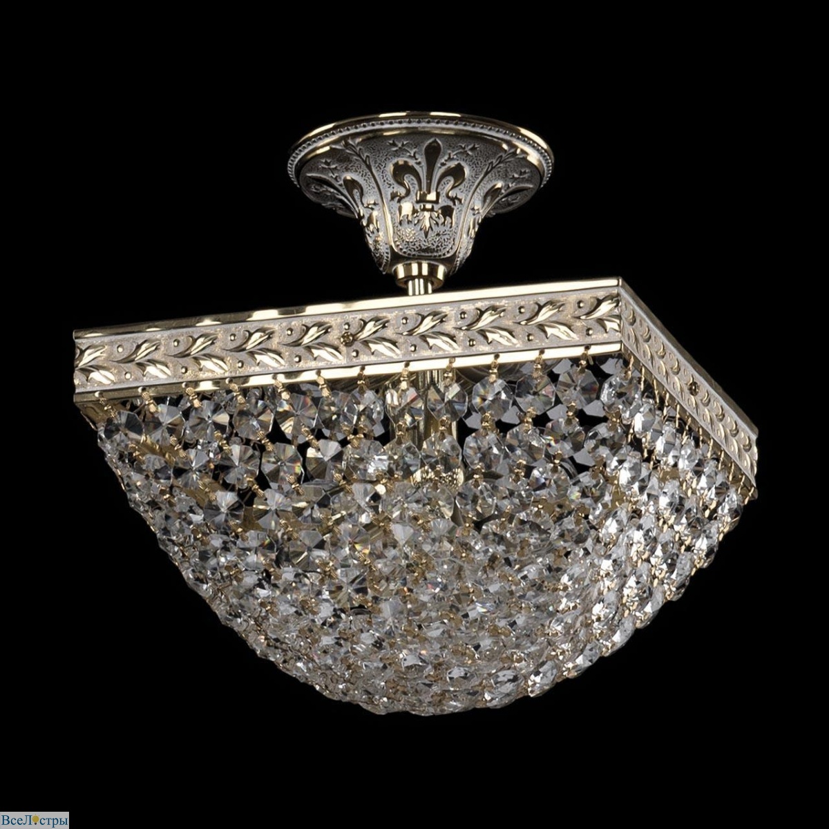 потолочная люстра bohemia ivele 19322/20iv gw