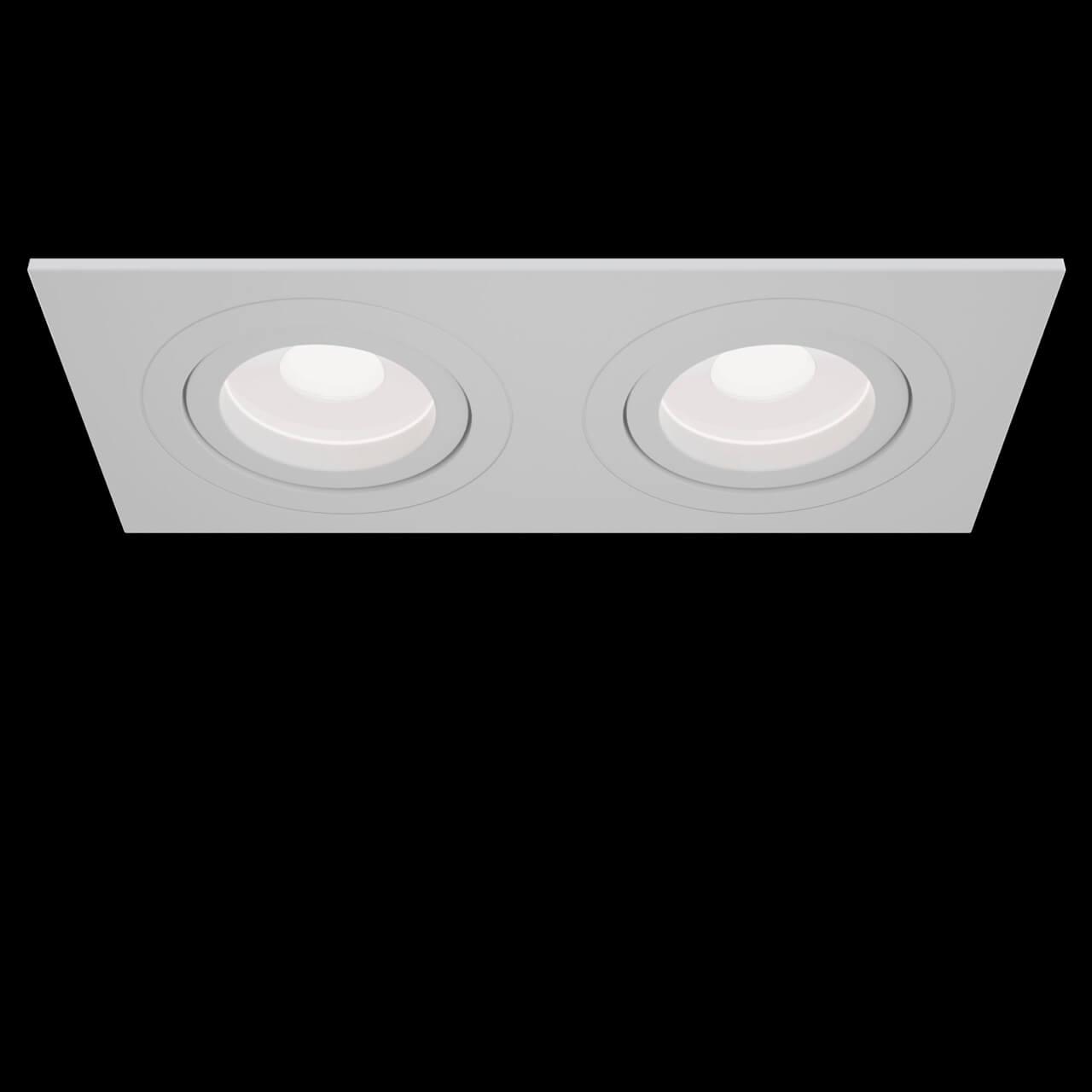 встраиваемый светильник maytoni atom dl024-2-02w
