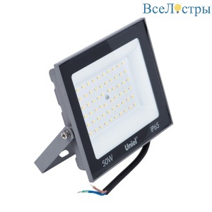 Прожектор светодиодный Uniel ULF-F23-50W/6500K IP65 160-240V Grey UL-00011846