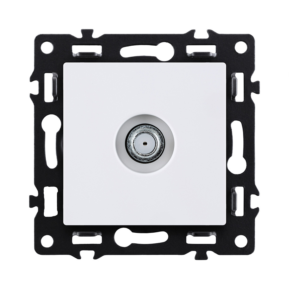 розетка tv, белый kollinger asthetik as-020wh