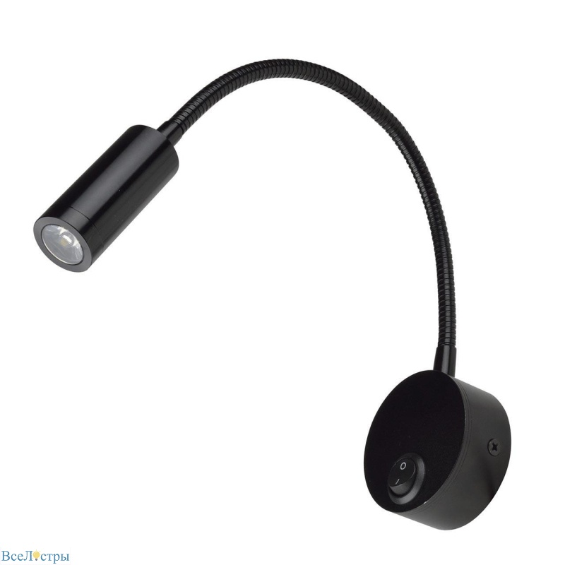 бра (ul-00004176) uniel ult-f21-3w/4000k ip20 black