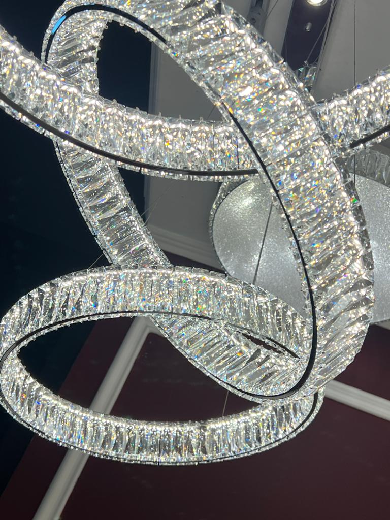 подвесной светодиодный светильник newport 8245/s 8240 chrome м0064769