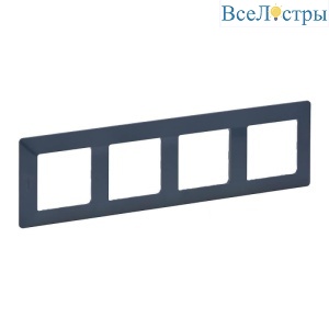 Рамка 4-постовая Legrand Valena Life Лазурь 754094