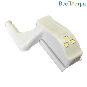 Мебельный светильник Apeyron накладка на петлю SMD3528 12В 0,3Вт 12-167