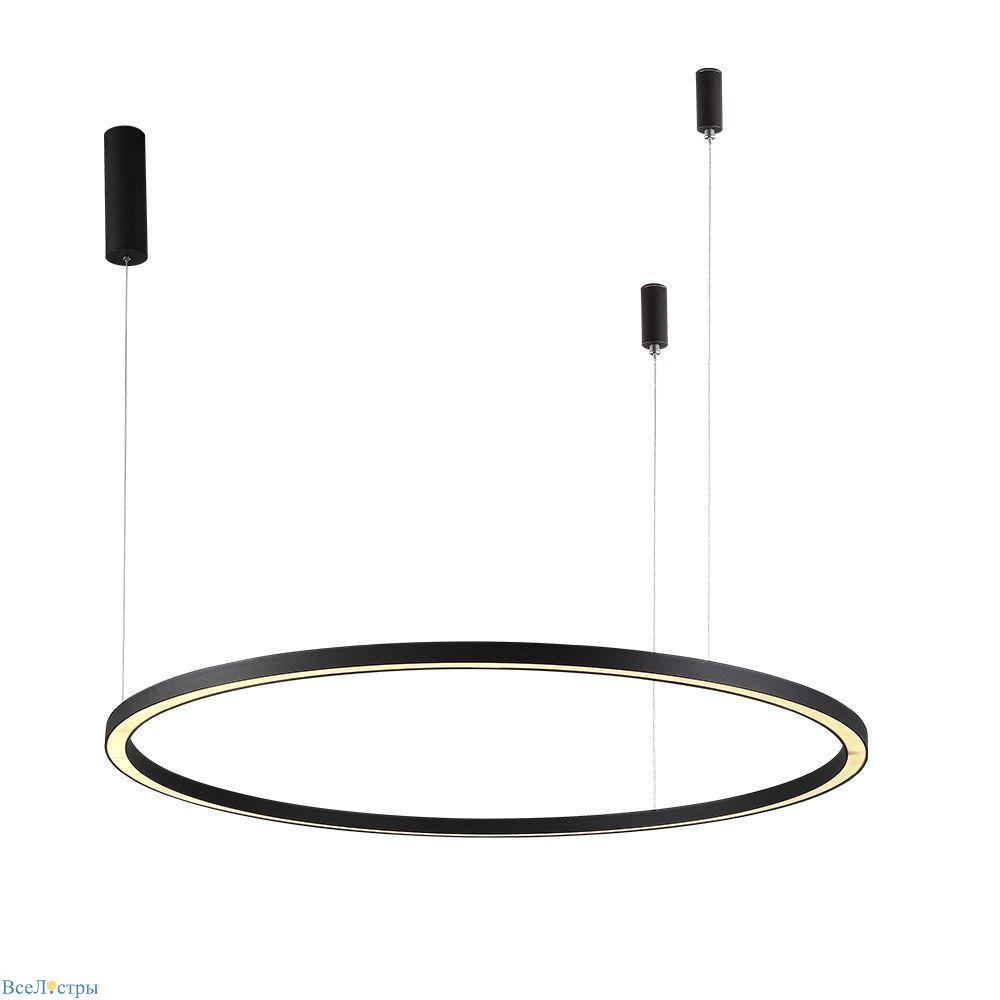 подвесной светодиодный светильник crystal lux fortuna sp88w led black