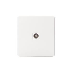 Розетка ROUND TV с/у перламутр KRANZ KR-78-0723-1