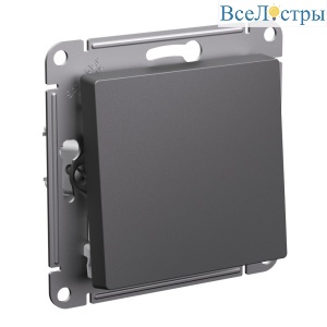 Выключатель с самовозвратом, сх.1, 10АХ Systeme Electric AtlasDesign Базальт ATN001415