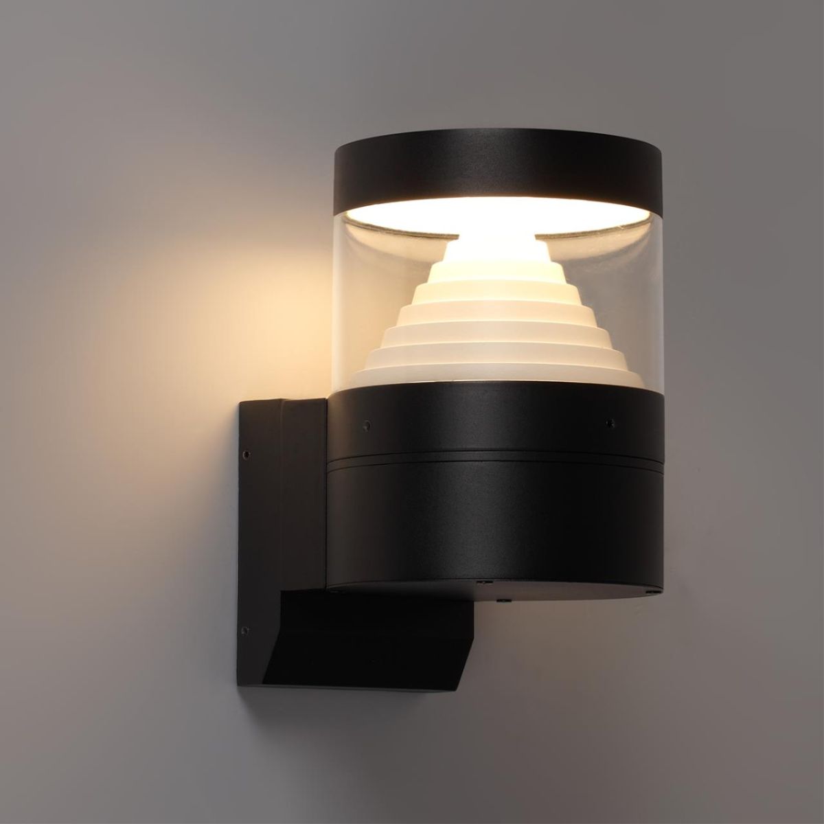 уличный настенный светильник odeon light nature hulk 7140/20wl