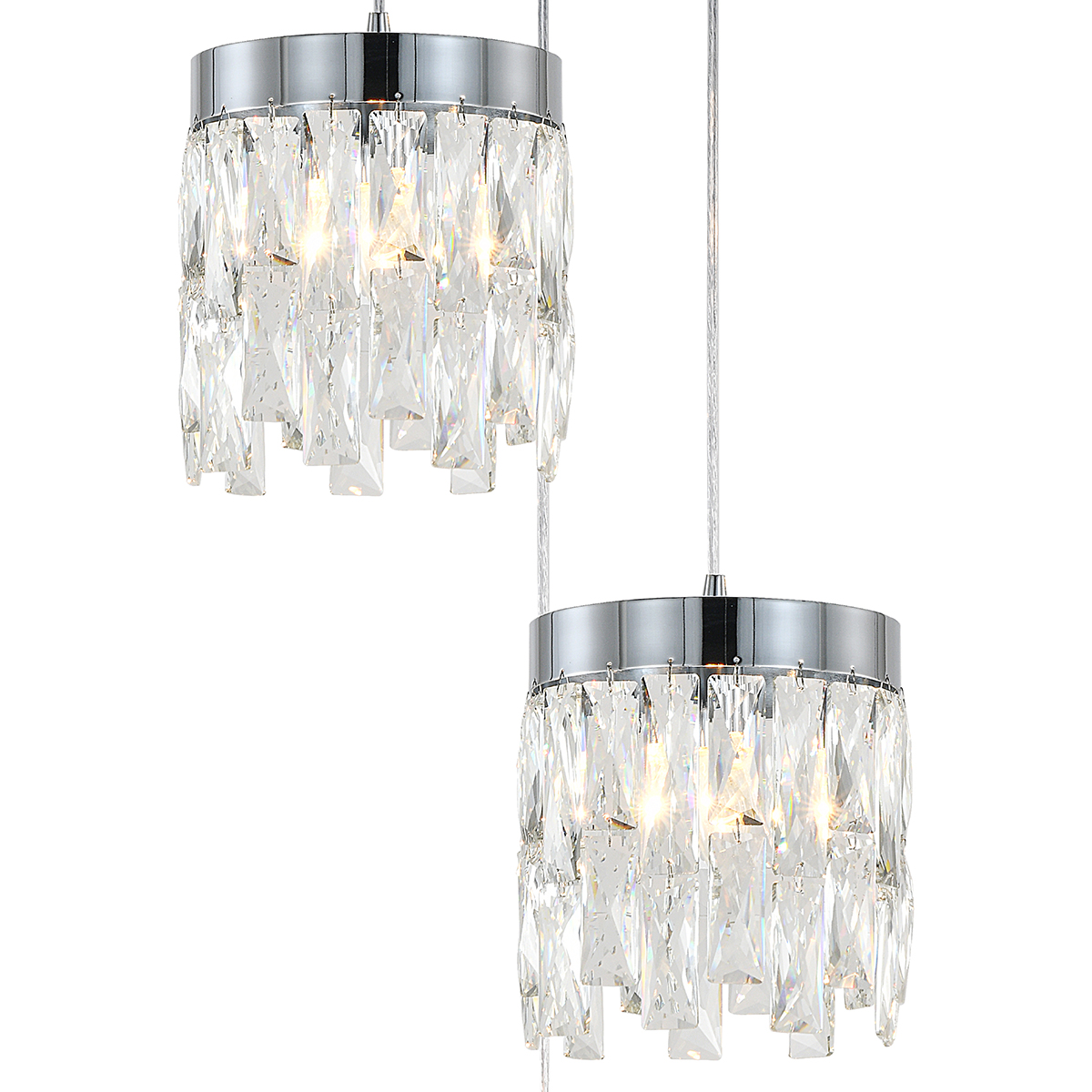 подвесной светильник indigo anna 12029/3p chrome v000497