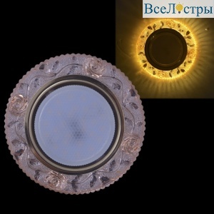 Встраиваемый светильник Reluce 53623-9.0-001ML GX53+LED3W CP