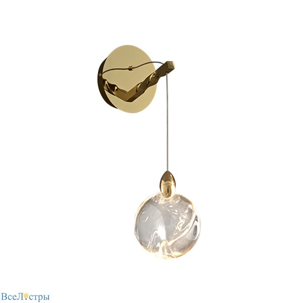 бра delight collection colvin mt9176-1wb titanium gold