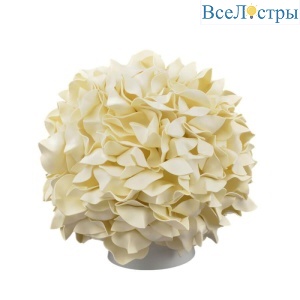 Настольная лампа (UL-00007230) Uniel ULW-R07 T/3000K/150C/A Гортензия Белый/Сливочный десерт