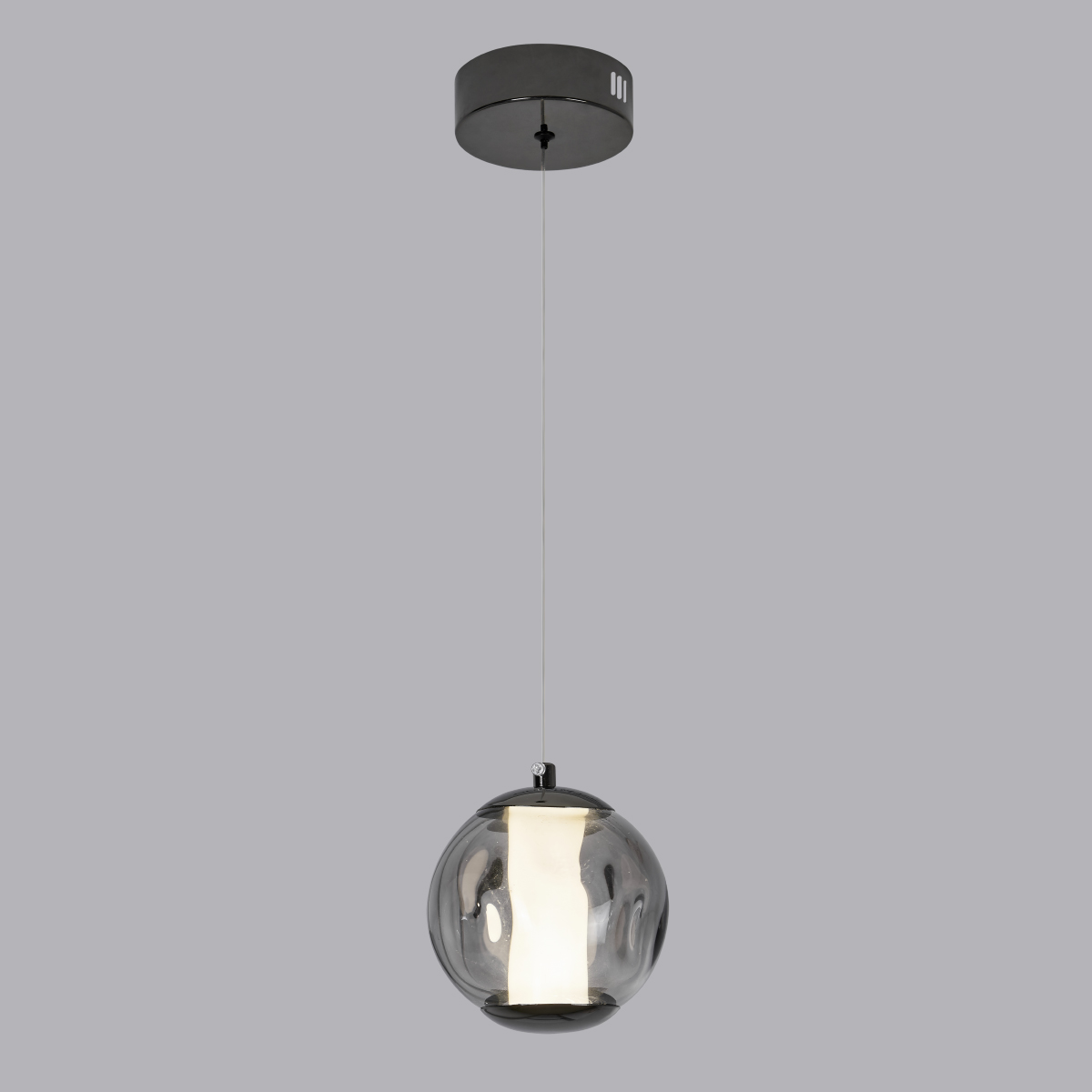 подвесной светильник delight collection od2437-1 pearl black/smoke